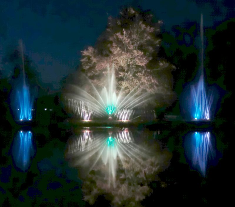 Ostern in Rostock und Umgebung 2011 mit der Wasserorgel des Feuerwehrverein Bad Doberan